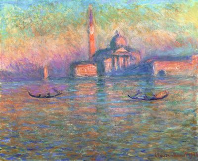 San Giorgio Maggiore, Venice by Claude Monet